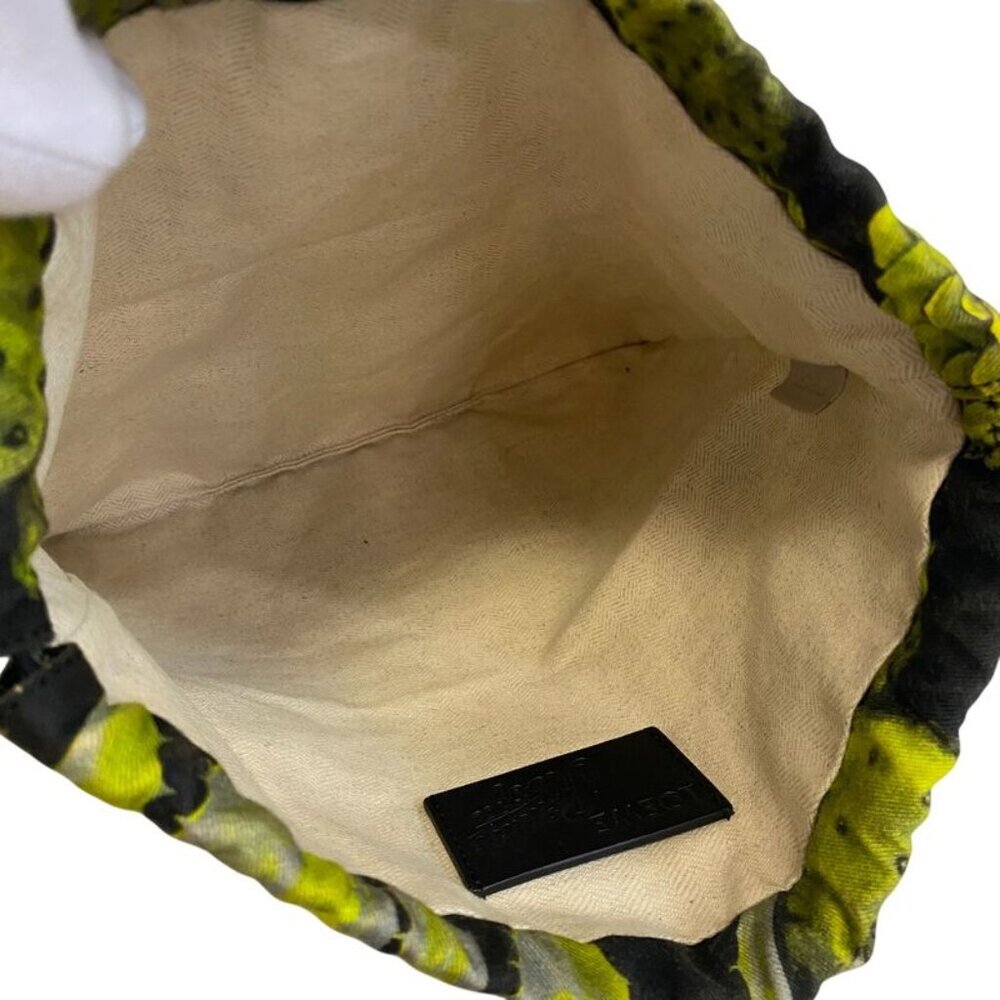 Loewe Cactus Pattern Drawstring Pouch Black - image 7